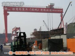 友聯(lián)船廠300T門機(jī)安裝WTL-E型起重力矩限制器