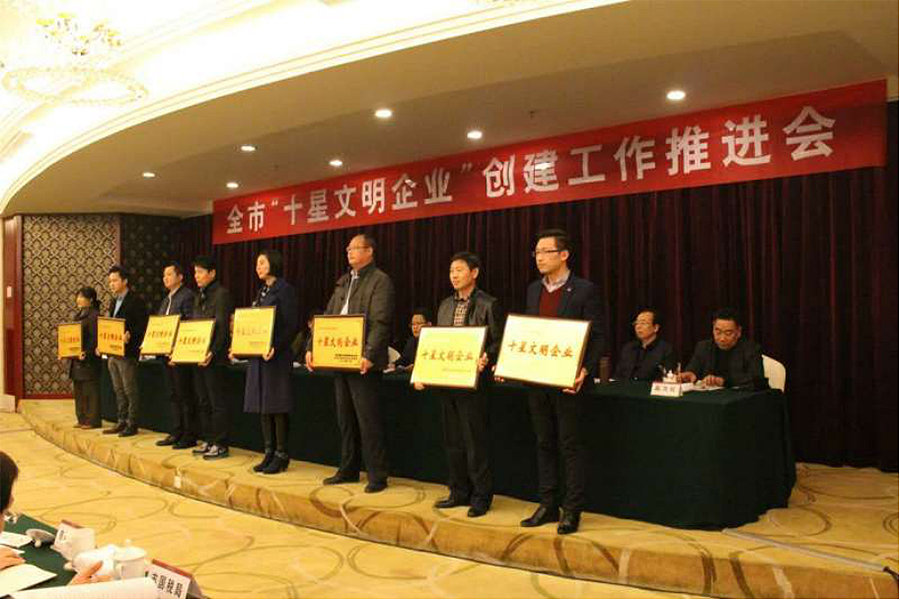 微特電子喜獲&ldquo;十星級文明企業(yè)&rdquo;授牌